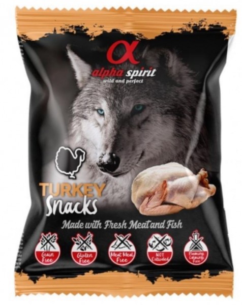 alpha spirit Dog Snack Pute 85% Fleisch